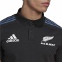 Polo à manches courtes homme Adidas All Black Noir