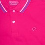 Polo à manches courtes homme Lotto Reed Fuchsia