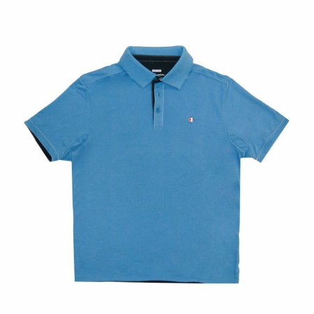 Polo de Manga Corta Hombre Champion Azul cielo