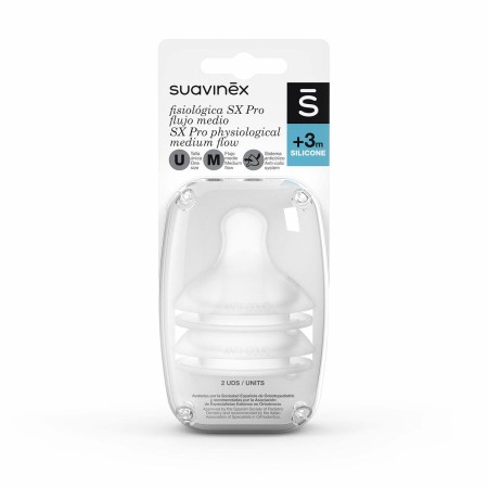 Tétine Suavinex SX Pro Physiological Silicone M (2 Unités)