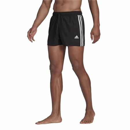 Bañador Hombre Adidas Classic 3 Bandas Negro