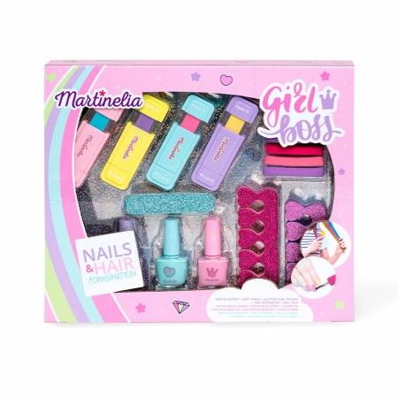 Kit de maquillage pour enfant Martinelia Girl Boss Nail & Hair 16 Pièces