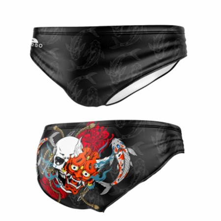 Bañador Hombre Turbo Samurai-Skull Negro