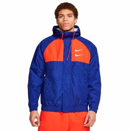 Chaqueta Deportiva para Hombre Nike Swoosh Azul