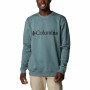Sudadera sin Capucha Hombre Columbia Logo Fleece Crew Azul