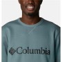 Sudadera sin Capucha Hombre Columbia Logo Fleece Crew Azul