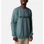 Sudadera sin Capucha Hombre Columbia Logo Fleece Crew Azul