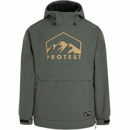 Sudadera con Capucha Hombre Protest Prtcomo Verde