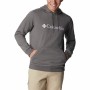 Sudadera con Capucha Hombre Columbia CSC Basic Logo Gris oscuro
