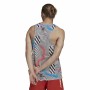 Maillot de Corps sans Manches pour Homme Adidas Terrex Agravic Blanc