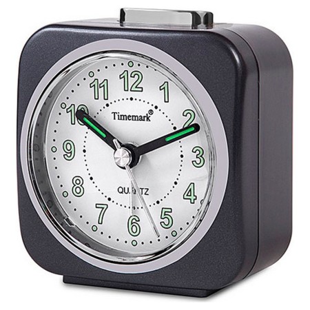 Reloj-Despertador Analógico Timemark Gris (9 x 8 x 5 cm)