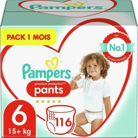 Couches jetables Pampers Premium Protection Taille 6