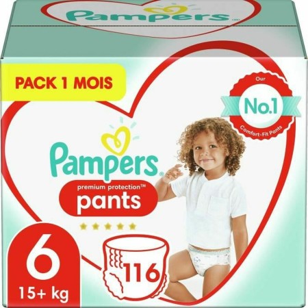 Pañales Desechables Pampers Premium Protection Talla 6