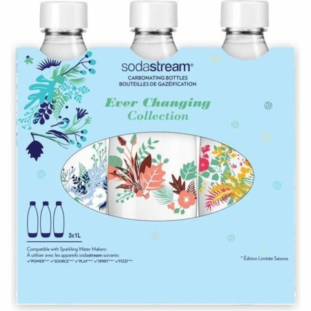 Botella sodastream winter flower Máquina de Soda 3 x 1 L 3 Unidades