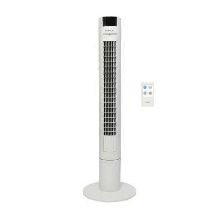 Ventilador de Torre con Mando a Distancia Oceanic Blanco 45 W