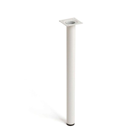 Pieds Rei 401g Cylindrique Acier Blanc Moderne (Ø 3 x 40 cm)