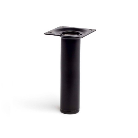 Pieds Rei 401g Cylindrique Noir Acier Moderne (Ø 3 x 15 cm)