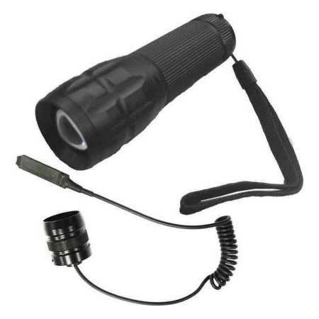 Linterna LED EDM Zoom Negro Aluminio 3 W