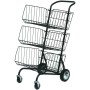 Chariot Multi-usages Archivo 2000 Alba 46 x 62 x 95 cm Métal 3 Paniers Noir