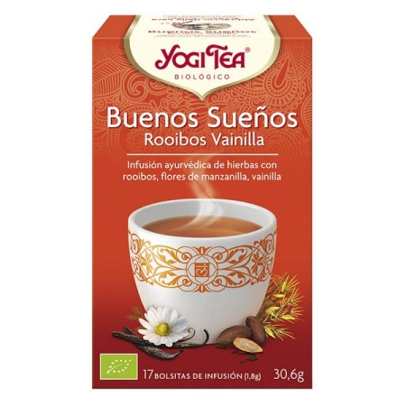 Infusion Yogi Tea Vanille Soutien au sommeil et au repos (17 x 1,8 g)