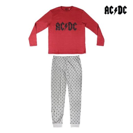Pyjama AC/DC Adulte Gris Bordeaux