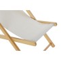 Chaise longue DKD Home Decor Beige Naturel Polyester MDF (57,5 x 113 x 77 cm)