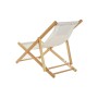 Chaise longue DKD Home Decor Beige Naturel Polyester MDF (57,5 x 113 x 77 cm)