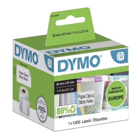 Rouleau d'Étiquettes Dymo V150169 Blanc (Reconditionné B)