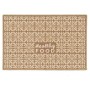 Alfombra Healthy Food 40 x 1 x 60 cm Beige Poliamida Látex (24 Unidades)