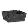 Panier Tressée Noir Tissu 1,7 L (18 x 8 x 21 cm) (24 Unités)