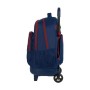 Cartable à roulettes Compact F.C. Barcelona 20/21 Bordeaux Blue marine