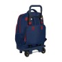 Cartable à roulettes Compact F.C. Barcelona 20/21 Bordeaux Blue marine