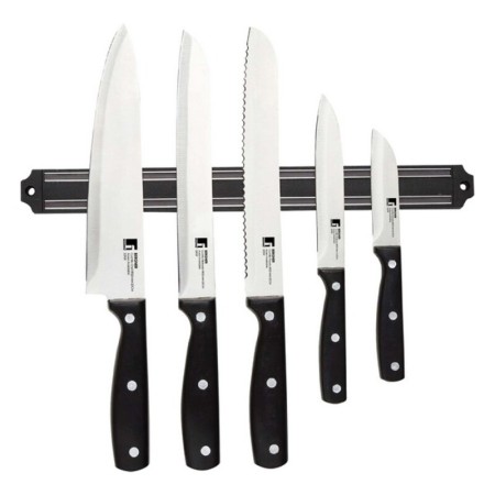 Juego de Cuchillos de Cocina y Soporte Masterpro Gourmet Acero Inoxidable (6 pcs)