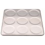 Ensemble de range-épices magnétiques Masterpro Acier inoxydable Argenté 23 x 23 x 5 cm (10 pcs)