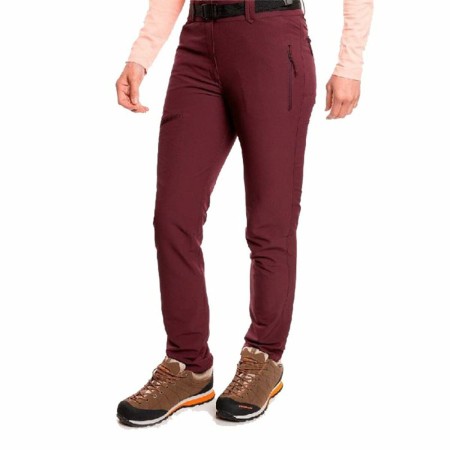 Pantalón Largo Deportivo Trangoworld Dorset Mujer Rojo Oscuro