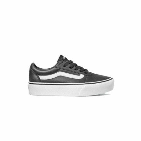 Zapatillas Casual de Mujer Vans Ward Platform Cuero Negro