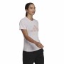 Camiseta de Manga Corta Mujer Adidas Future Icons Winners 3.0 Rosa