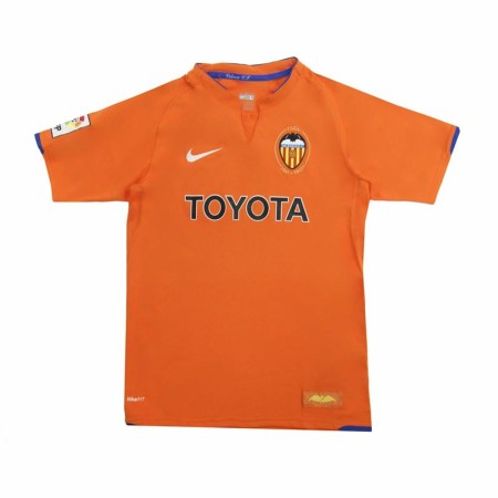 Camiseta de Fútbol de Manga Corta para Niños Nike Valencia CF 07/08 Away Naranja