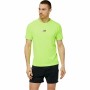 Camiseta Deportiva de Manga Corta New Balance Verde limón