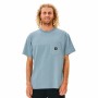 Camiseta de Manga Corta Hombre Rip Curl Pocket Quality Surf Azul