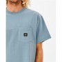 Camiseta de Manga Corta Hombre Rip Curl Pocket Quality Surf Azul