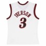 Camiseta de baloncesto Mitchell & Ness Philadelphia 76ers Allen Iverson Blanco