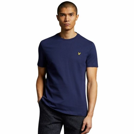 T-shirt à manches courtes homme Lyle & Scott V1-Plain Blue marine