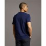 Camiseta de Manga Corta Hombre Lyle & Scott V1-Plain Azul marino