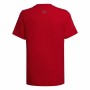 Camiseta de Manga Corta Niño Adidas Essentials Rojo