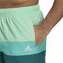 Bañador Hombre Adidas Colorblock Verde Claro