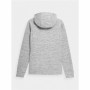 Sudadera con Capucha Mujer 4F Gris