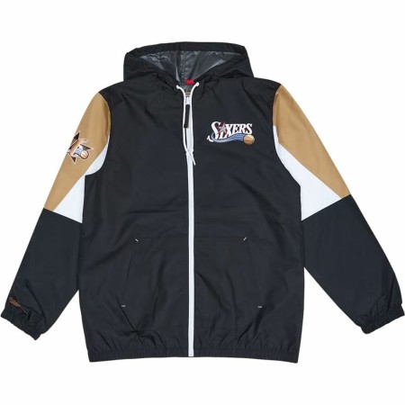 Veste de Sport pour Homme Mitchell & Ness Philadelphia 76ers Basket-ball Noir