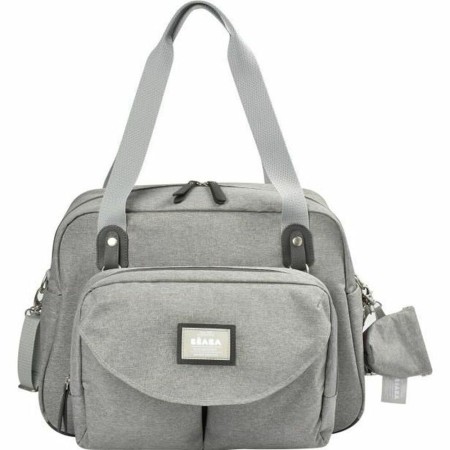 Bolso Cambiador de Pañales Béaba Geneve lll Gris