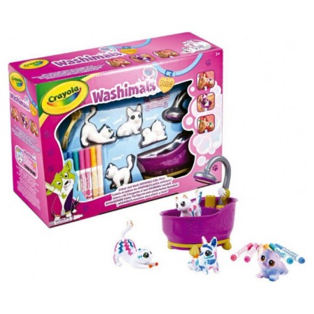 Playset Washimals Pets Crayola 74-7453 Bañera